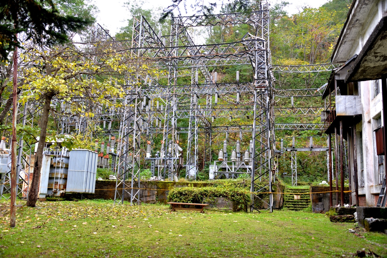 旧幌内炭鉱変電所（北海道三笠市）