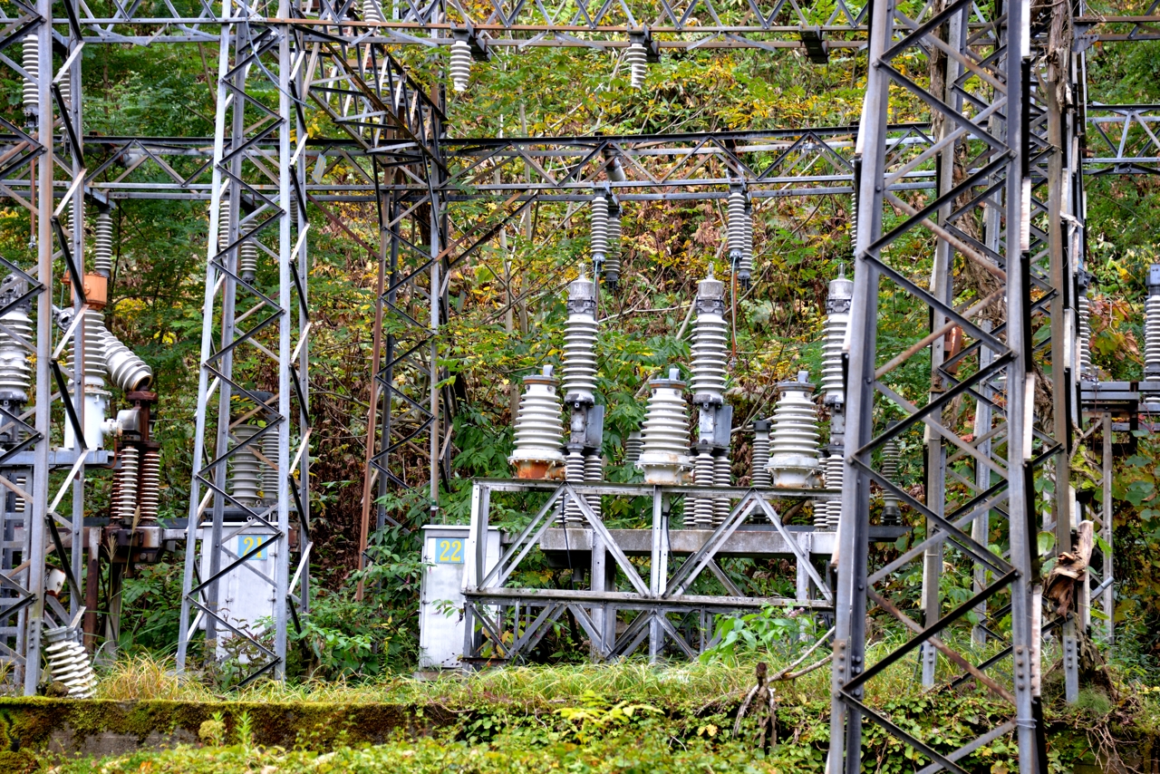 旧幌内炭鉱変電所（北海道三笠市）