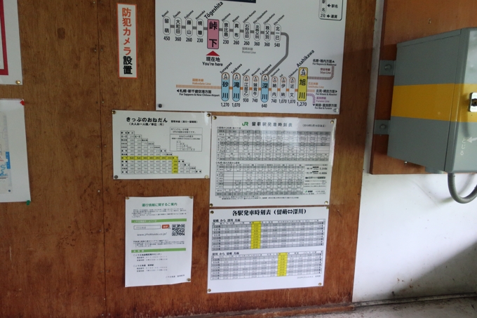 峠下駅（留萌本線）（北海道留萌市）