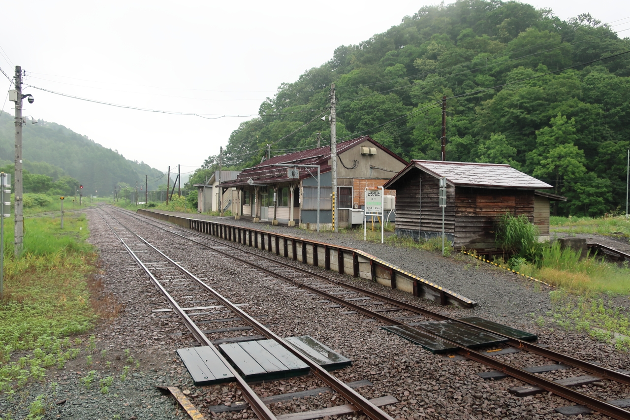 峠下駅（留萌本線）（北海道留萌市）